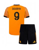 Otroške Nogometnih dresov AS Roma Artem Dovbyk #9 Gostujoči 2025-26 Kratki rokavi (+ hlače)